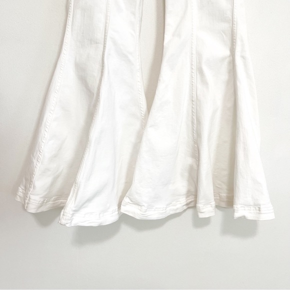 BOGO! Free People We The Free Cha Cha Flare Leg Cropped White Denim Pants 26 - Picture 6 of 11